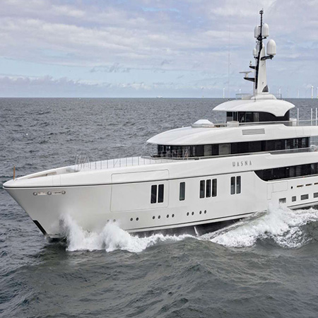 AV Control is Easy to Navigate Aboard 73m Super Yacht