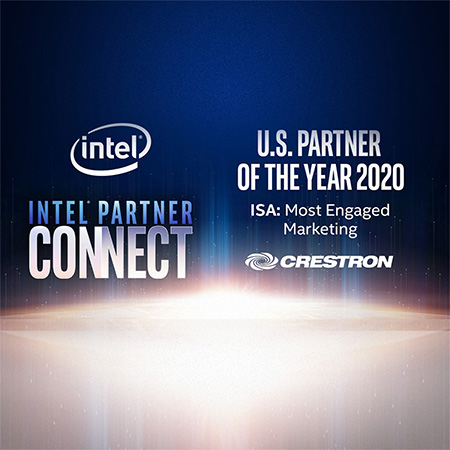 Crestron Named 2020 US IoT Solutions Alliance Partner of the Year by Intel 