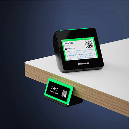 Crestron Leads Hot Desking Market with a Range of New Scheduling Devices