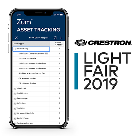 Crestron to Debut Major Enhancements to Zūm™ Lighting Control Platform at LightFair® International 2019