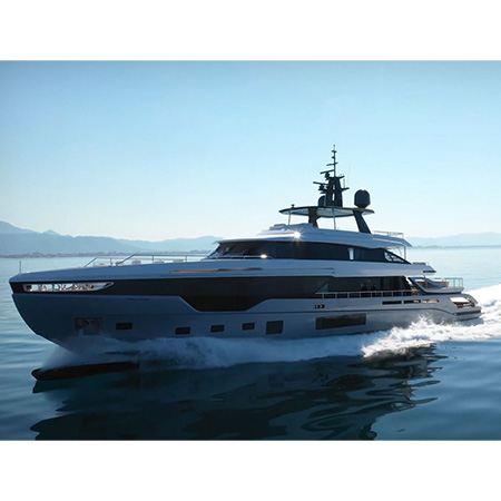 Azimut’s Trideck 38 uses a full Crestron control system on board