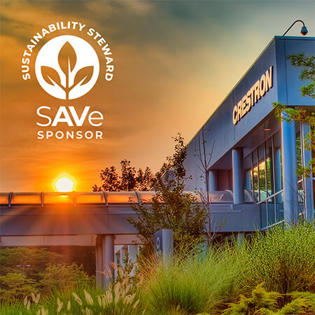 Crestron Commits to Further Sustainability Advancements and Announces Sustaining Partnership with SAVe