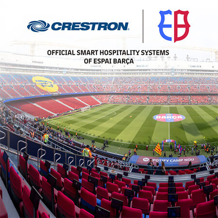 Crestron Powers the Future of Spotify Camp Nou as the Official Smart Hospitality Systems of Espai Barça