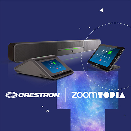  Crestron Flex for Zoom Rooms to Make World Debut at Zoomtopia 2019 Conference