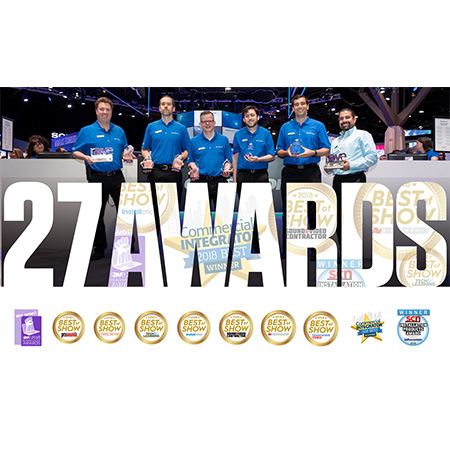 Crestron Wins Company-Best 27 Industry Awards at the InfoComm&reg; 2018 Trade Show