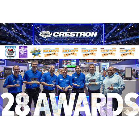 Crestron Wins Company-Best 28 Industry Awards at InfoComm® 2019 