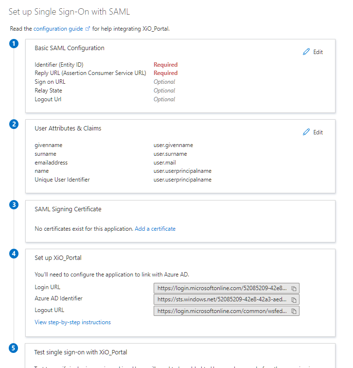 Crestron XiO Cloud® Platform: SSO SAML Integration / Configuration